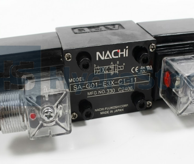 Brand New Nachi SA-G01-E3X-C1-11 Solenoid Directional Valve 110V AC