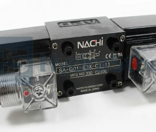 Brand New Nachi SA-G01-E3X-C1-11 Solenoid Directional Valve 110V AC