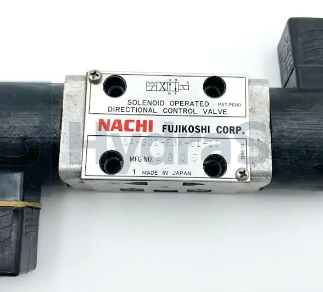 Used Nachi SA-G01-E3X-C1-11 Solenoid Directional Valve 110V AC