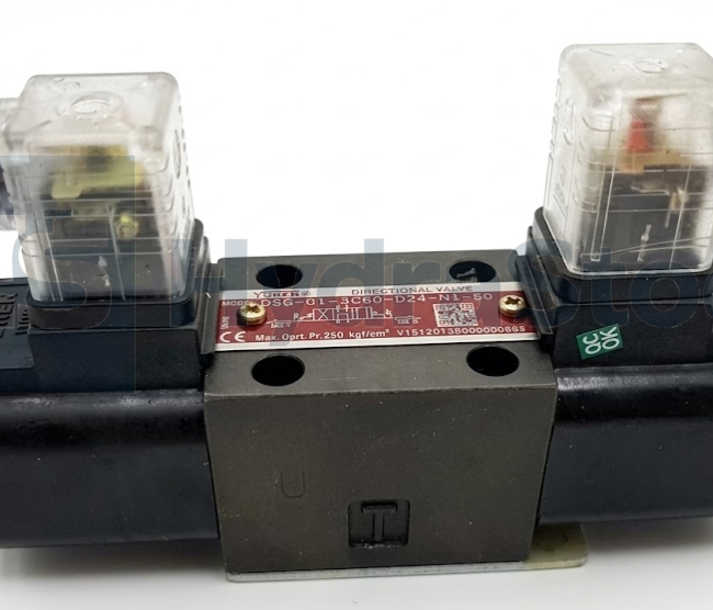 Yuken DSG-01-3C60-D24-N1-50 Hydraulic Solenoid Valve 24V DC