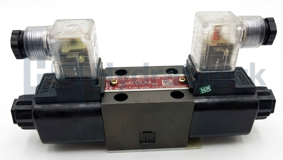 Yuken DSG-01-3C60-D24-N1-50 Hydraulic Solenoid Valve 24V DC