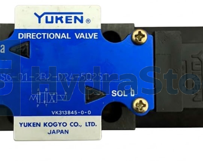 Genuine Yuken DSG-01-2B2-D24-50251 Hydraulic Solenoid Valve 24V DC